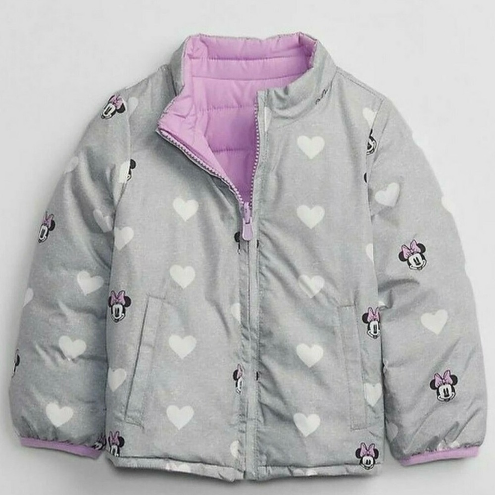 Baby Gap Disney Minnie Mouse ColdControl Puffer Jacke